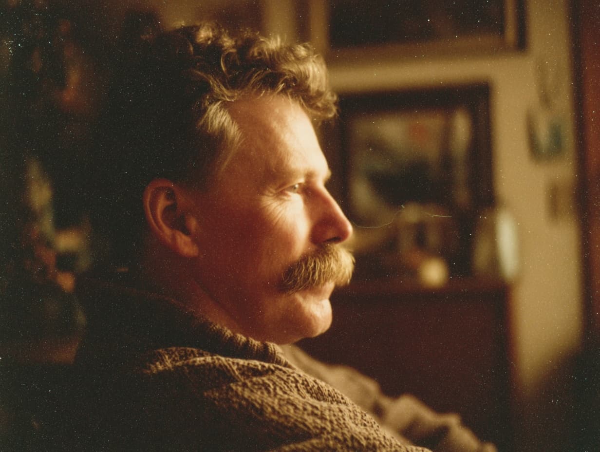 With Jennifer and kids